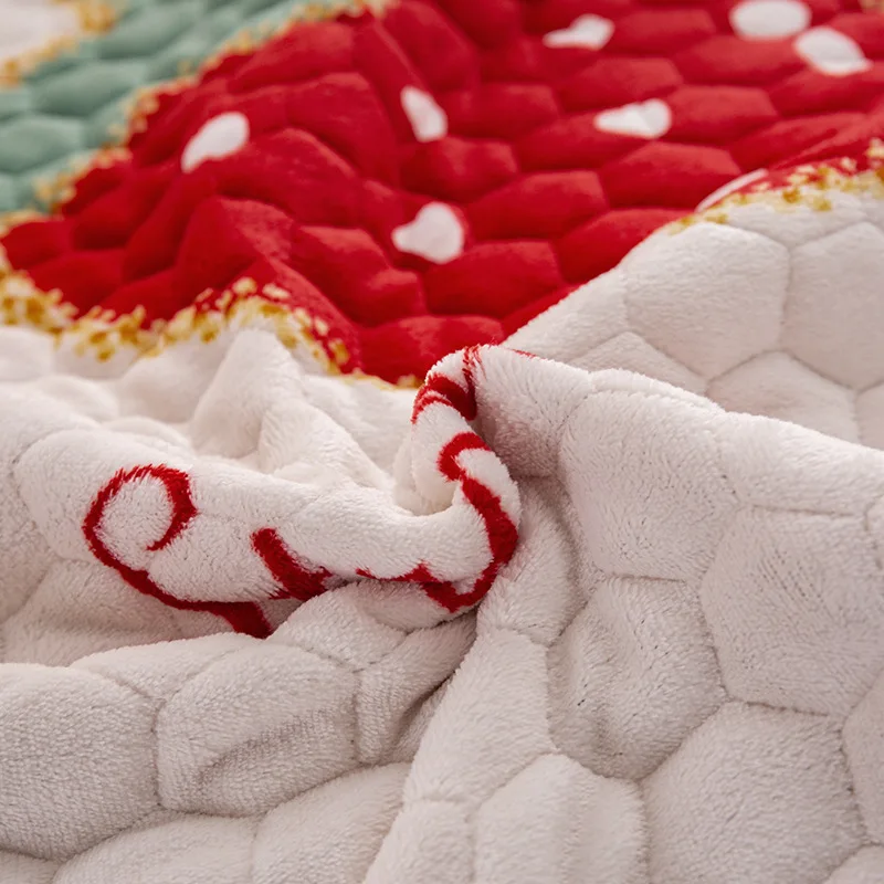New fall and winter bedding sets thickened cotton milk velvet different patterns and different styles