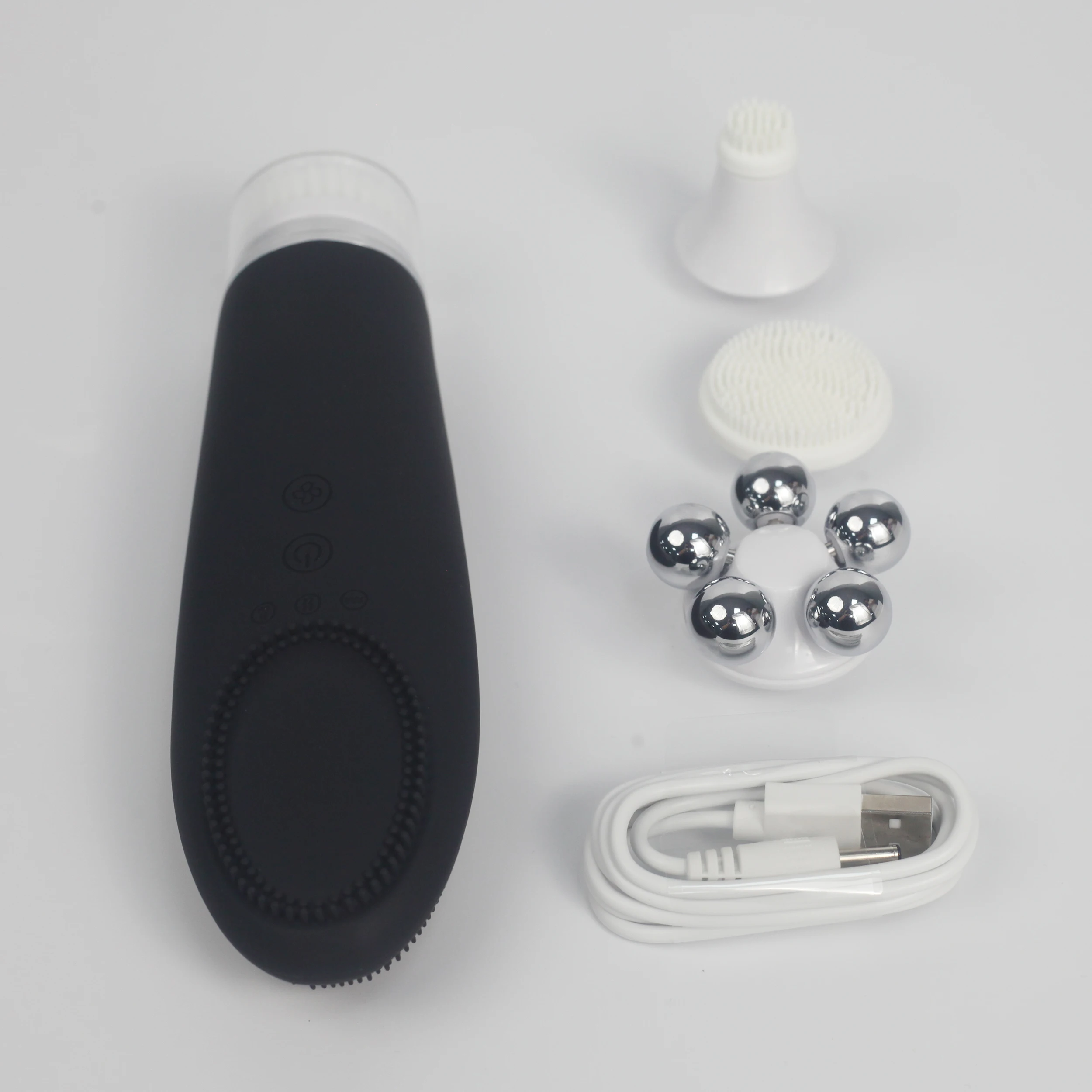 Multifunction Warm Facial Cleaning Brush Electric Face Washing Instrument Household Face And Eye Hot Compress Beauty Machine 5