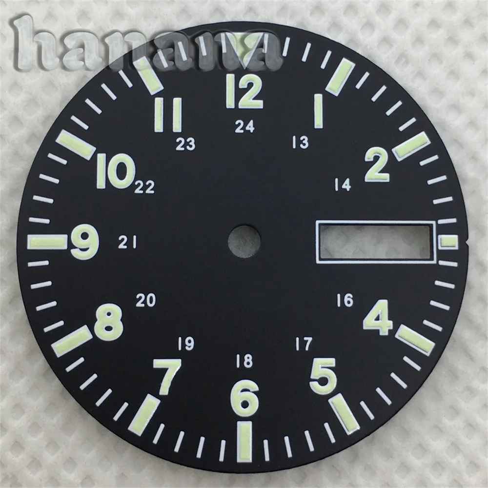 Multicolor C3 Luminous Dual Date Calendar Dial - Black & White with Red, Yellow, Blue Accents - Men's Watch Accessory