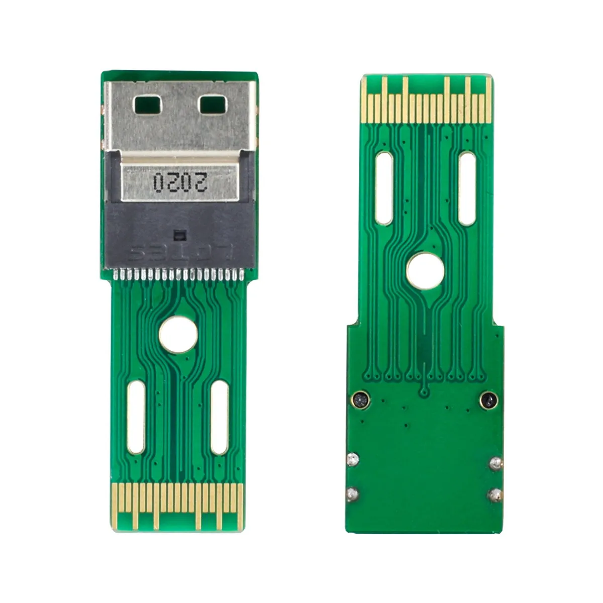 

Адаптер CYSM Slimline SAS 4,0 Φ 4i 38pin to SFF-8654 38pin PCI-E штекер-гнездо