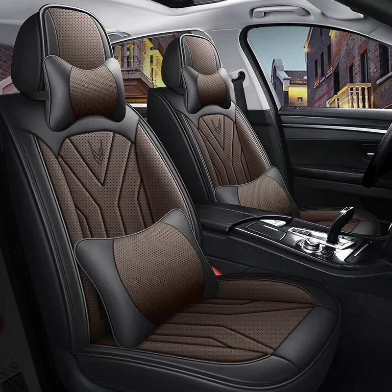 Universal Style Car Seat Covers for Hyundai Matrix Coupe Azera Equus Veloster Cncino i30 ix25 Car Accessories Interior Details