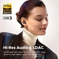 SoundPEATS Engine4 Hi-Res Bluetooth 5.3 Wireless Earbuds with LDAC, Coaxial Dual Dynamic Drivers for Stereo Sound, Total 43 Hrs 2