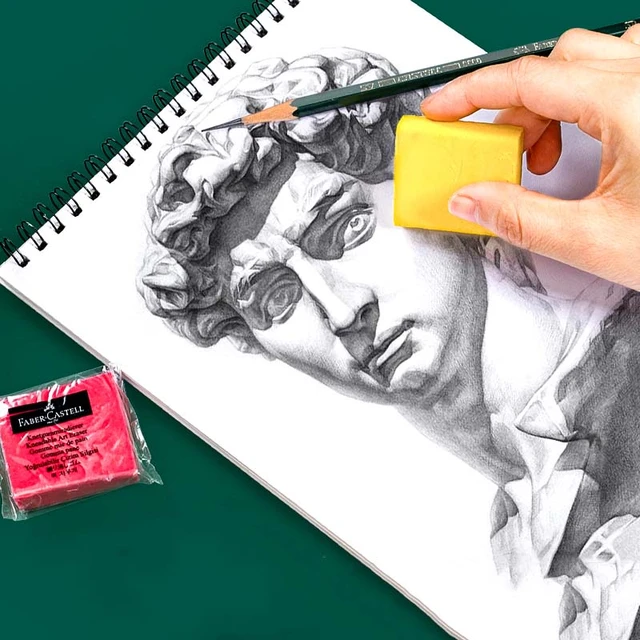 Faber-Castell Plasticity Rubber Soft Art Eraser Wipe highlight Kneaded  Rubber For Art Pianting Design Sketch Eraser Stationery