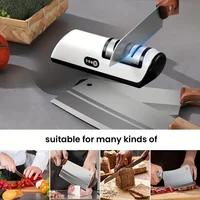 Kitchen Electric Knife Sharpener Multifunctional Automatic Professional 4 Gears Electric Knife Sharpener Kitchen Accessories 2