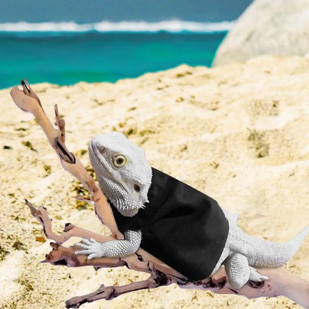 Lizard Costume Bearded Necklace Metal Lizard Outfit Small