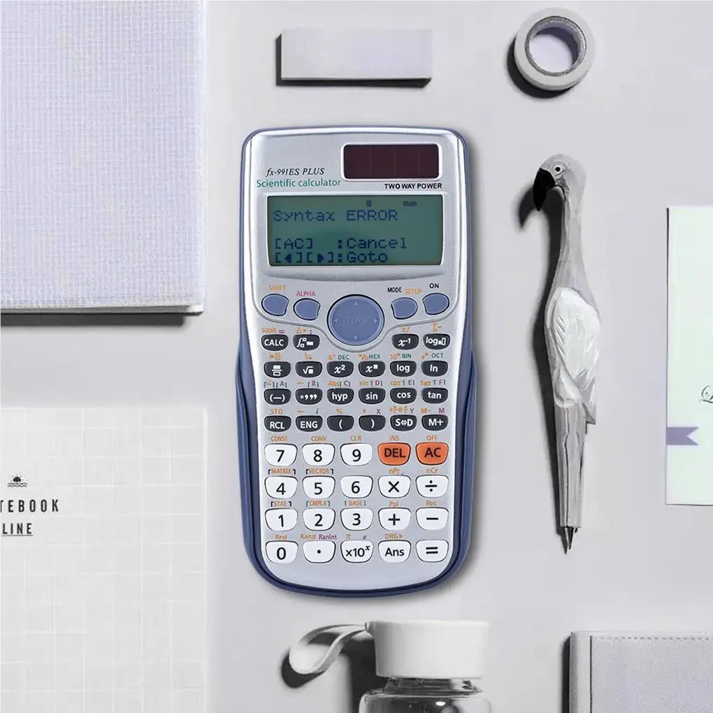 Calculatrice FX-991ES PLUS Portable Calculatrices Scientifiques  Comptabilité LED Compteur Électrique Étudiants École Bureau - AliExpress