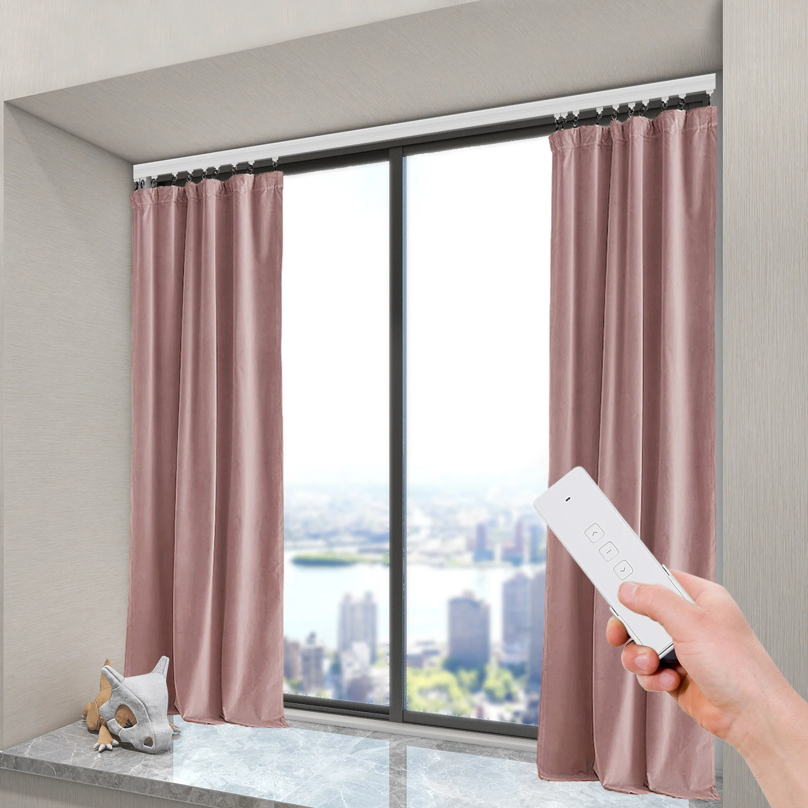 curtain motor rail