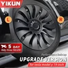 4PCS Coprimozzo Prestazioni Automobile Sostituzione Coprimozzo Cerchio Completo Accessori per Tesla Modello Y 19 Pollici Copriruota 2018-2024 1