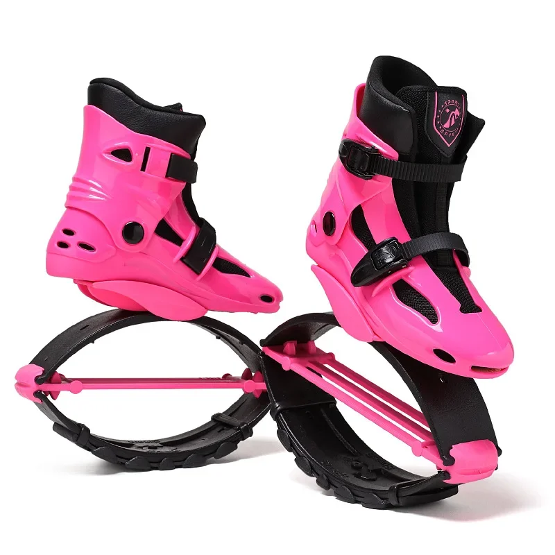 Adult Fitness Bouncing Shoes Kangaroo Jumping Shoes Elastic Boots Spring Rubber Upgraded Insoles Comfortable Casual Sports