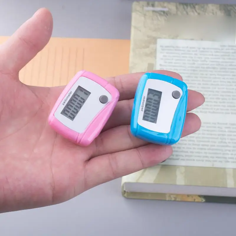 Walking Distance Step Pedometer Digital LCD Display Running Distance Monitor Multi-Function for Men Women Kids Adults Seniors