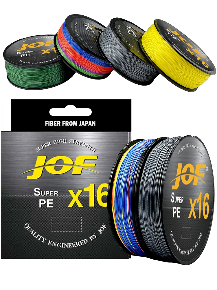 JOF X16 Enhanced Super Strong Braided Fishing Line - 500M Multifilament PE