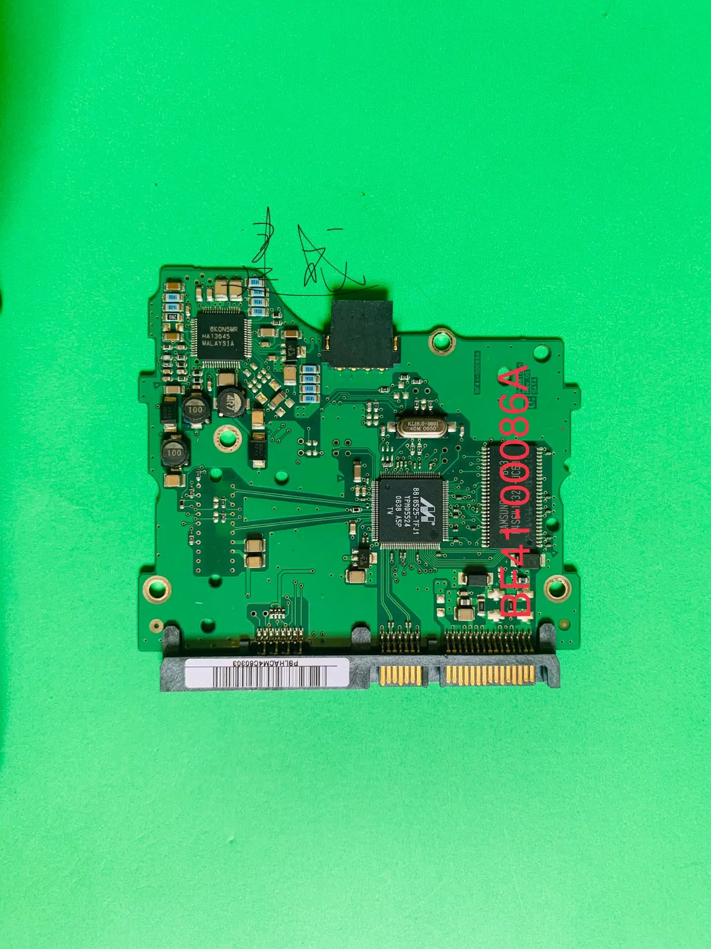 Samsung bf41-00086a originální HDD PCB natvrdo kotouč obvodový nasednout bf41-100086a 160g 320 500g