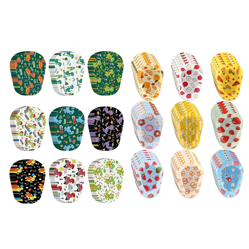 9Pcs Adhesive Eye Patches Bandage For Kids Girls Boys Amblyopia Lazy Eye Protect Eyesight Eye Patches 2