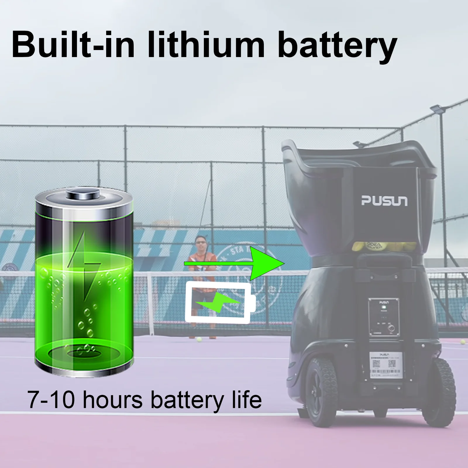 PUSUN PT-9001 Tennis Ball Machine 2