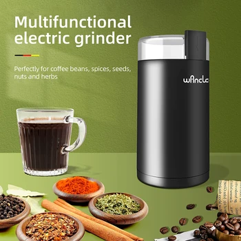 200w High-Power Coffee Grinder Household Multifunctional Coffee Bean Grinder Machine Home Appliance Kitchen Tools 220V/120V 2