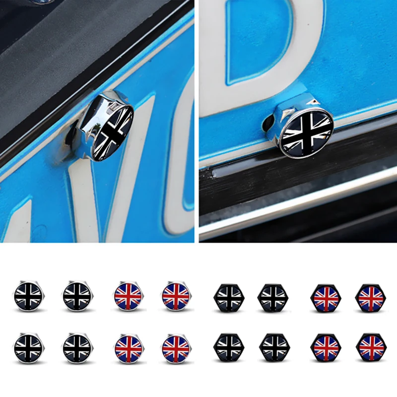 

Car Styling License Plate Decoration Screw Decoration For M Coope r 1 S J C W R 55 R 56 R 60 F 54 F 55 F 60 Car Accessories