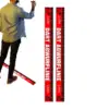 2-Piece Repositionable Dart Throw Line Toe Marker, Floor Sticker Tape for Game Room Bar Office Basement Recreation Areas