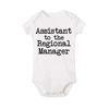 Assistant To The Regional Manager Bodysuit Funny The Office Baby Romper Boys Girls Cute Clothes Baby Gift Infant Jumpsuit 3