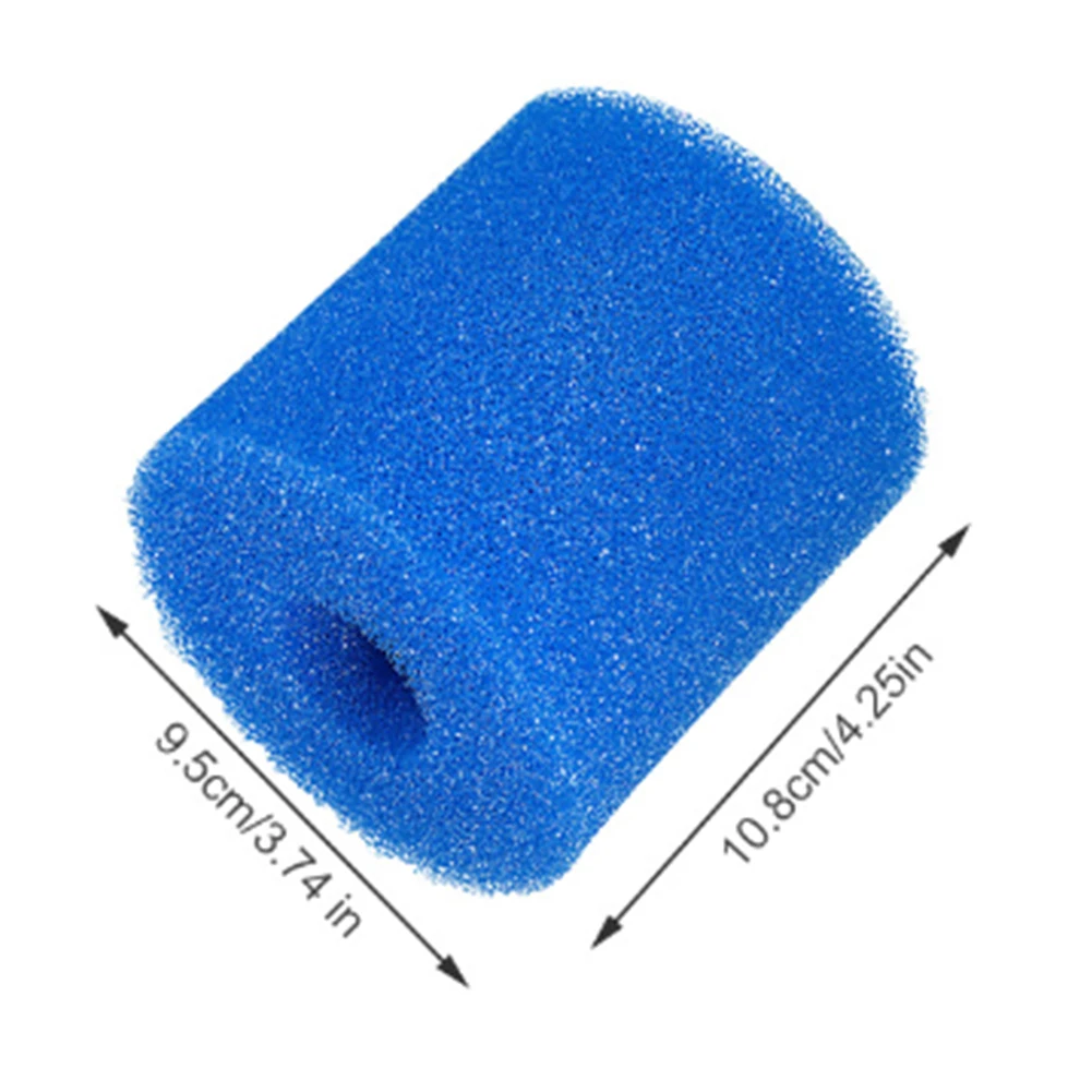 

1X Swimming Pool Filter Sponge For Intex Type I II VI D Washable Cleaner Tub Filter Foam Cartridge Garden Cleaning Tools Blue