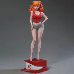 Mari Makinami Illustrious Anime Figurine Collection - Premium Statue Doll Gifts - With box (Asuka Langley Soryu)