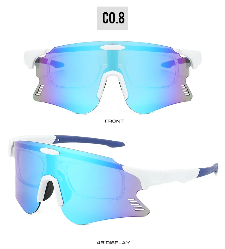 KAMMPT Übergroße Sportbrille für Herren, 2025, neuer Spiegel, Outdoor, Anti-UV-Radfahren, Sonnenbrille, Damen, trendige, winddichte Schutzbrille – Detail 16