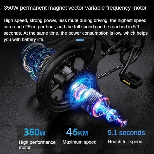 E-bike Dobrável QIYOU: O Companheiro Perfeito para Compras e Transporte Urbano