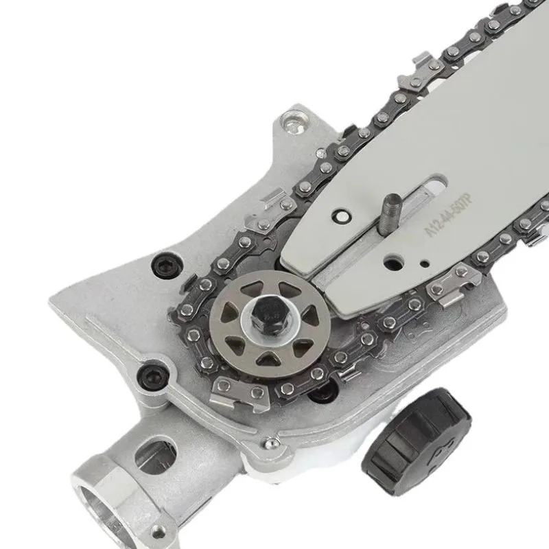 Square Chainsaw Gear Gearbox + Guide Plate + Chain Set for Stihl HT KM 73-130 Series Pole Saw Trimmer Connector Pole Pruning Saw 4