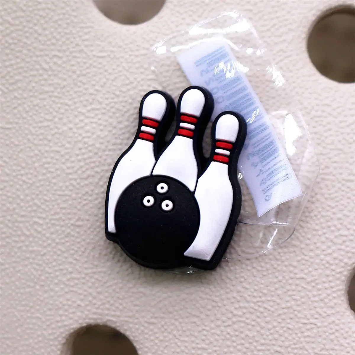 Original Athletic Sports PVC Shoe Charm Accessory - Softball and Surfing Sandal Decoration Pin