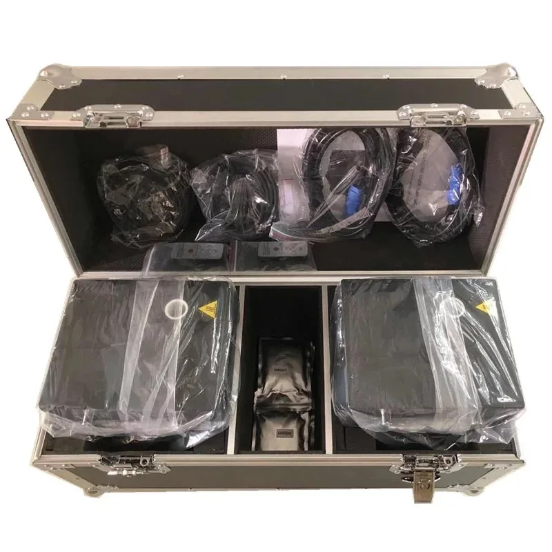 2pcs650WColdSparkFireworkMachineDmxRemoteControlWedding