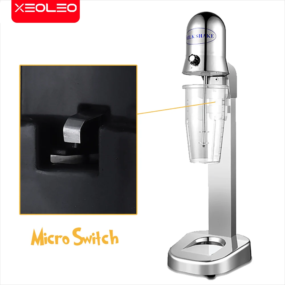 XEOLEO Stainless Steel Milkshaker Commercial Milk Shake Machine Bubble Tea Stirring 18000rpm Double Speed Mixer Beverage Stirre 3