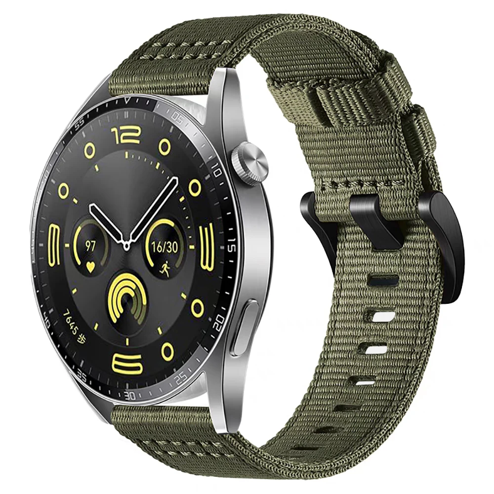 Canvas Wristband Strap – Premium 22mm Watchband Bracelet Accessory
