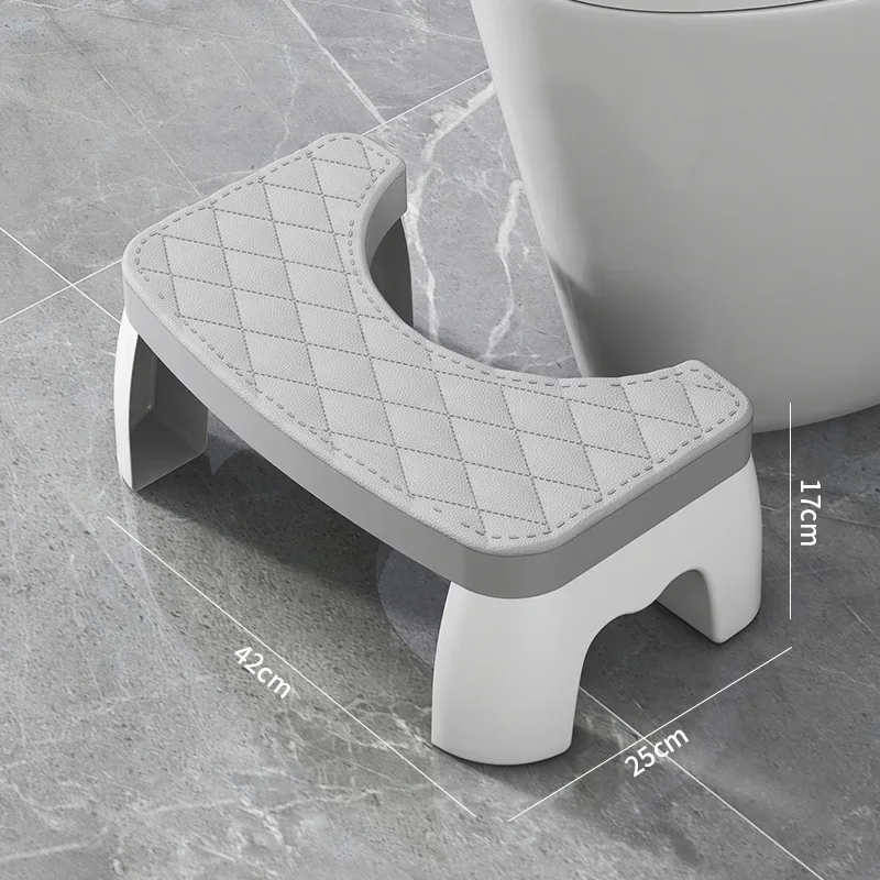 Toilet Squat Stool Removable Non-slip Portable for Home Bathroom