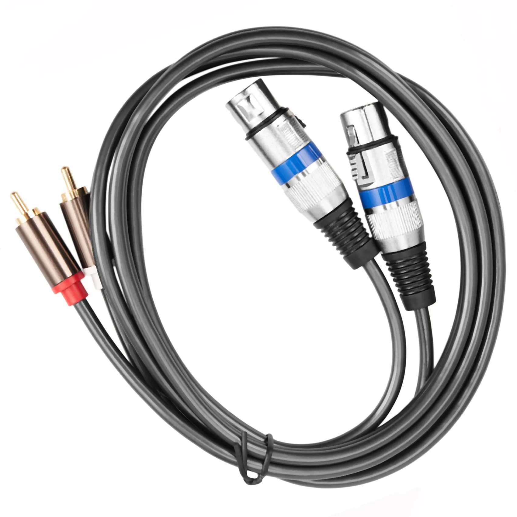 Hifi  ̺, 2 Rca -Xlr 3   ͽ ܼ ,  Xlr- Rca  ̺, 2X, 1.5m