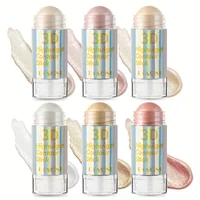 Bâton surligneur à lumière d'eau, bâton de Blush, maquillage pour le visage et le corps, illuminateur à paillettes, cosmétiques, Contour du visage, maquillage éclaircissant 3