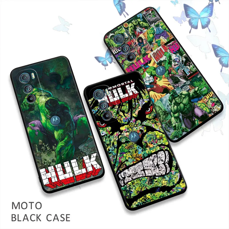Marvel Hulk The Green Giant Funda Per Motorola Moto Edge 40 30 20 Pro Neo One Fusion Plus G Stylus Custodia Morbida In Silicone
