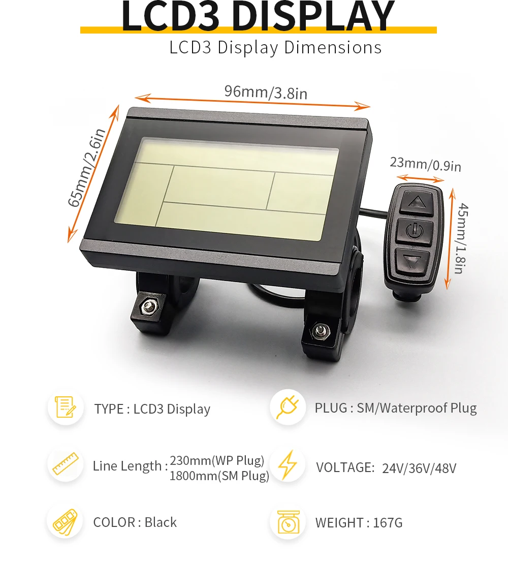 Ebike LCD ディスプレイ メーター E-Bike KT-LCD3U 計器 Amazon.co.jp: Ebike LCD ディスプレイ メーター E-Bike KT-LCD3U 計器