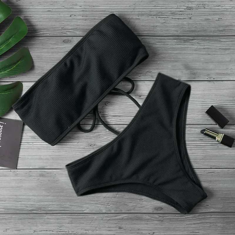 

Summer Sexy Women Swimwear Bikini Set Bra Tie Side G-String Thong Beach Triangle Suit Swimsuit Bathing Suit Swimming Suit