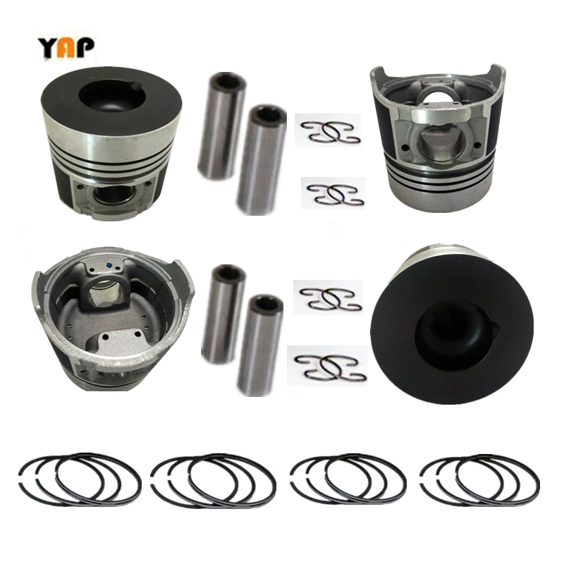 

Новые поршни и поршневые кольца двигателя STD для двигателя Kubota V4300 16132-21110 15571-21050