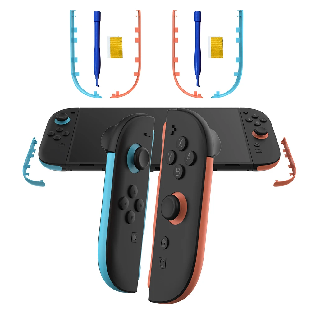 ABS Decorative Strips Replacement for Nintendo Switch Joy Con Controllers