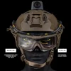Tactical Goggles Defogger Outdoor Hunting Shooting CS Airsoft Games Goggles AntiFog Unit Adjustable Wind Speed Defogging Fan Kit 4