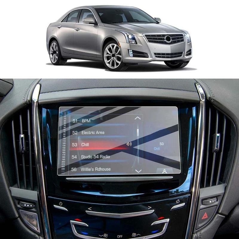

Для 2014-2019 Cadillac ATS CUE 8-дюймовый автомобильный GPS-навигатор с сенсорным экраном