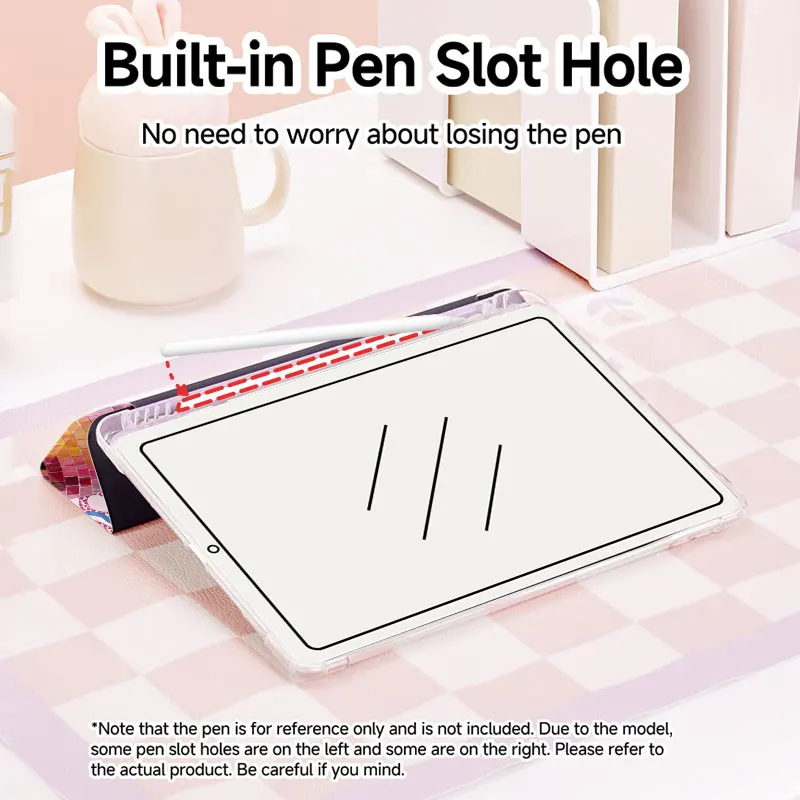 Premium iPad Case with TPU Soft Shell and Sleep/Wake Functionality