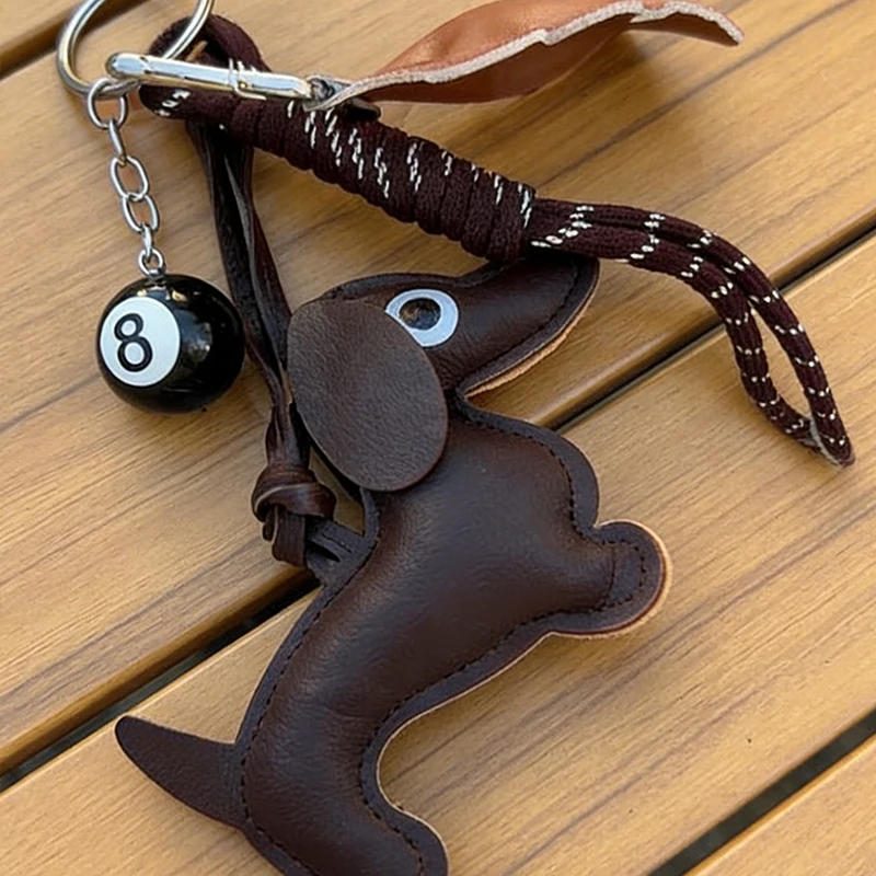 Neue Wurst Hund Tasche Charme Schlüsselanhänger DIY Anhänger, Wurst Hund Handtasche Brieftasche hängen dekorativ, Schlüsselanhänger Zubehör – Detail 11