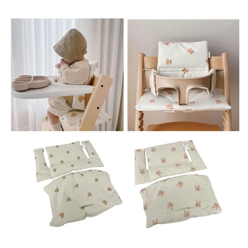 High Chair Cushion Washable HighChair Support Kid Baby Feeding Accessories Baby Meal Replacement cotton Pad for Stokk