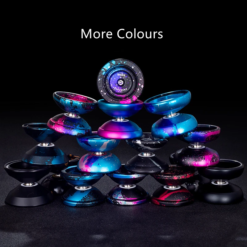 Yoyo Ball Professional Butterfly Metal Alloy Aluminum KK Bearing High-Speed Classic Yo-Yo Toy All Ages
