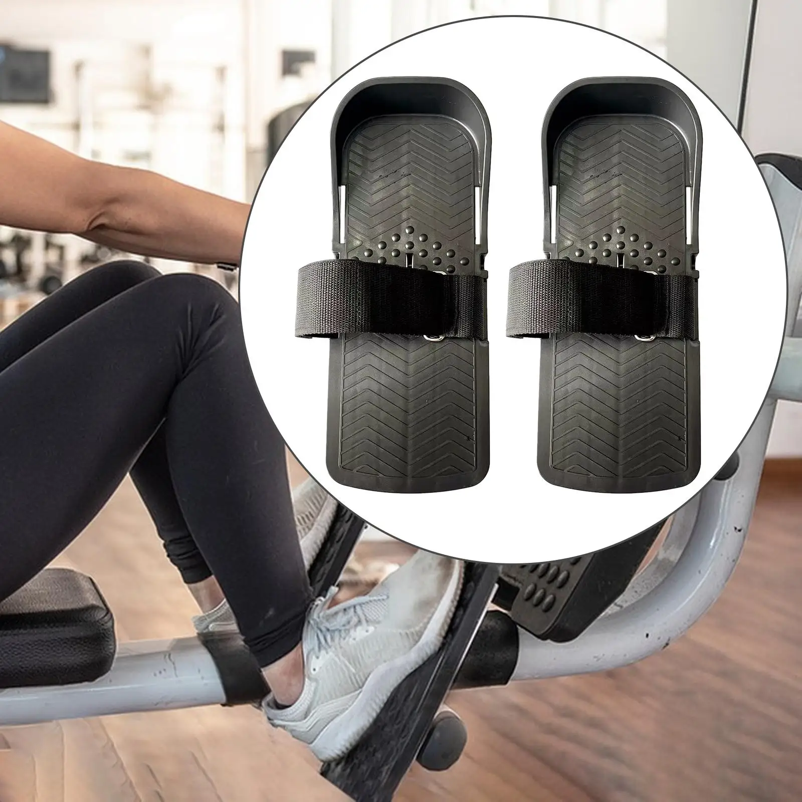 

2x Elliptical Trainer Pedals Fitness Equipment Accessories Repair Multipurpose Footboard for Home Use Exercise Leg Training