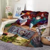 Flannel d-DAN warm comfort manga anime  soft d-DAN plush fanart blanket for DA sofa living room office bedroom travel gift 3