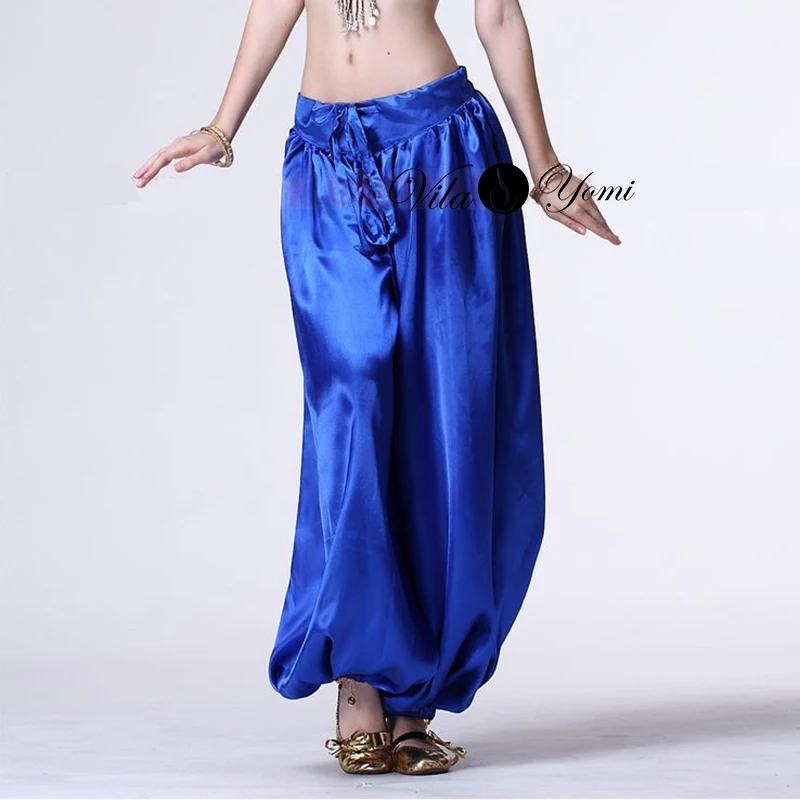 Halloween Bauchtanz Tribal Haremshose Bauchtanzhose Ägyptische Laternenhose für Weihnachten Lose Hose Verschiedene Farben
