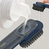 Multifunction Cleaning Brush Soft Bristled Automatic Liquid Discharge Shoes Brush Long Handle Laundry Clothes Brushes Tools 1