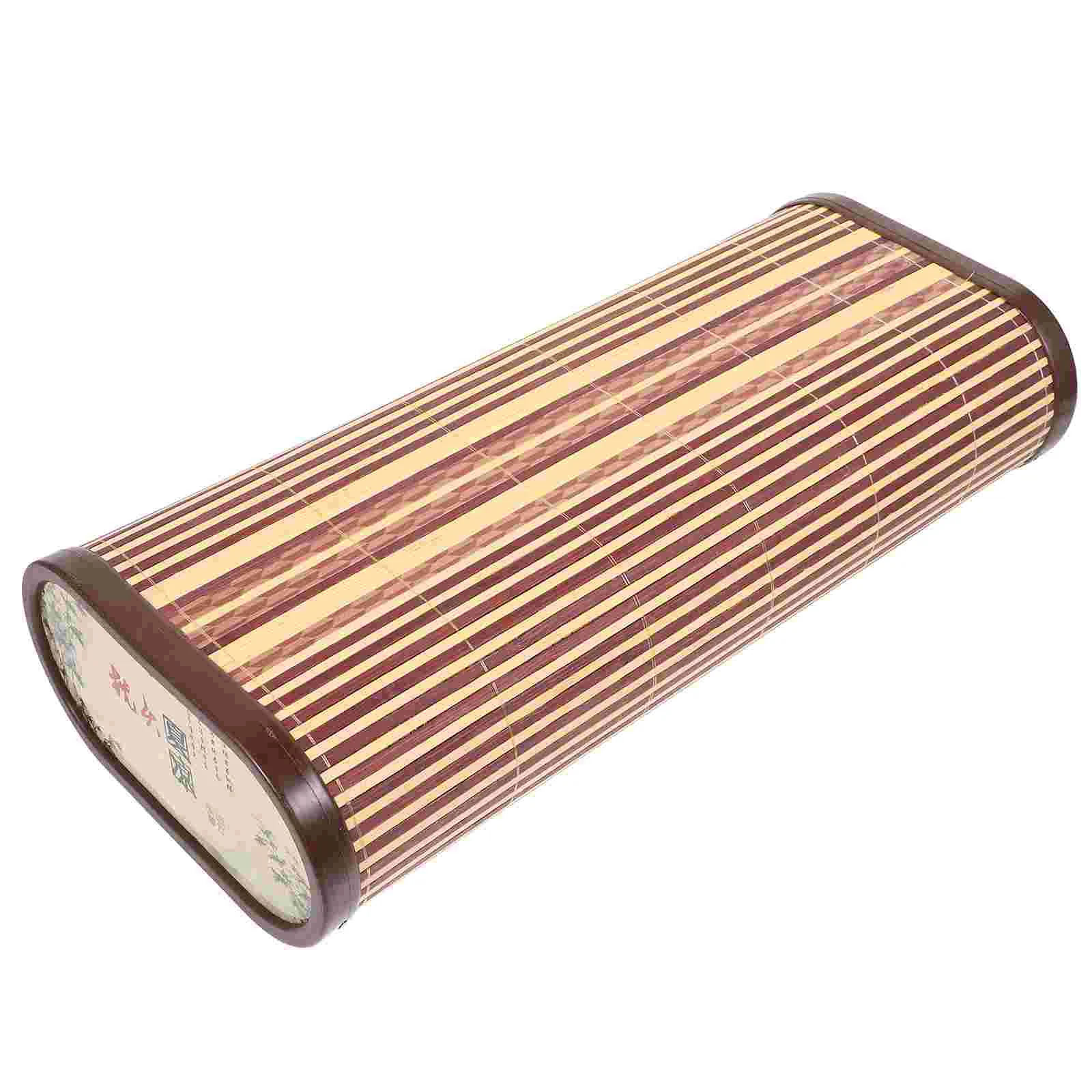 

Japanese Style Rattan Bed Pillow Bamboo Headrest Pillow Neck Pillow Support Cervical Pillow Summer Cooling Pillow Massage